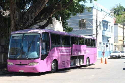 ônibus rosa mimoso do sul