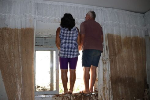 Casal de idosos sobrevive à enchente em Iconha 1