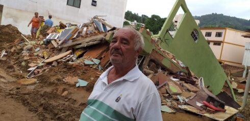 Clovis Reinoso perdeu a casa em Iconha