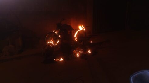 motos incendiadas