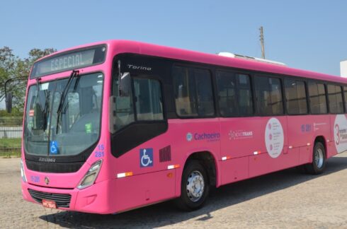 ônibus rosa cachoeiro